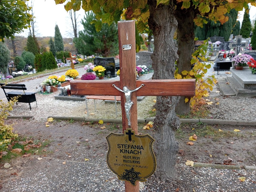 Stefania Kinach 1931 Chojnów - Grobonet - Wyszukiwarka osób pochowanych