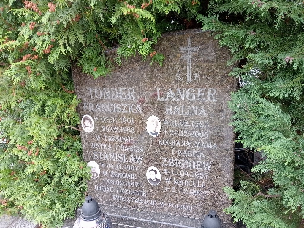 Franciszka Tonder 1901 Chojnów - Grobonet - Wyszukiwarka osób pochowanych