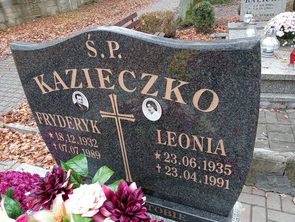 Fryderyk Kazieczko 1932 Chojnów - Grobonet - Wyszukiwarka osób pochowanych