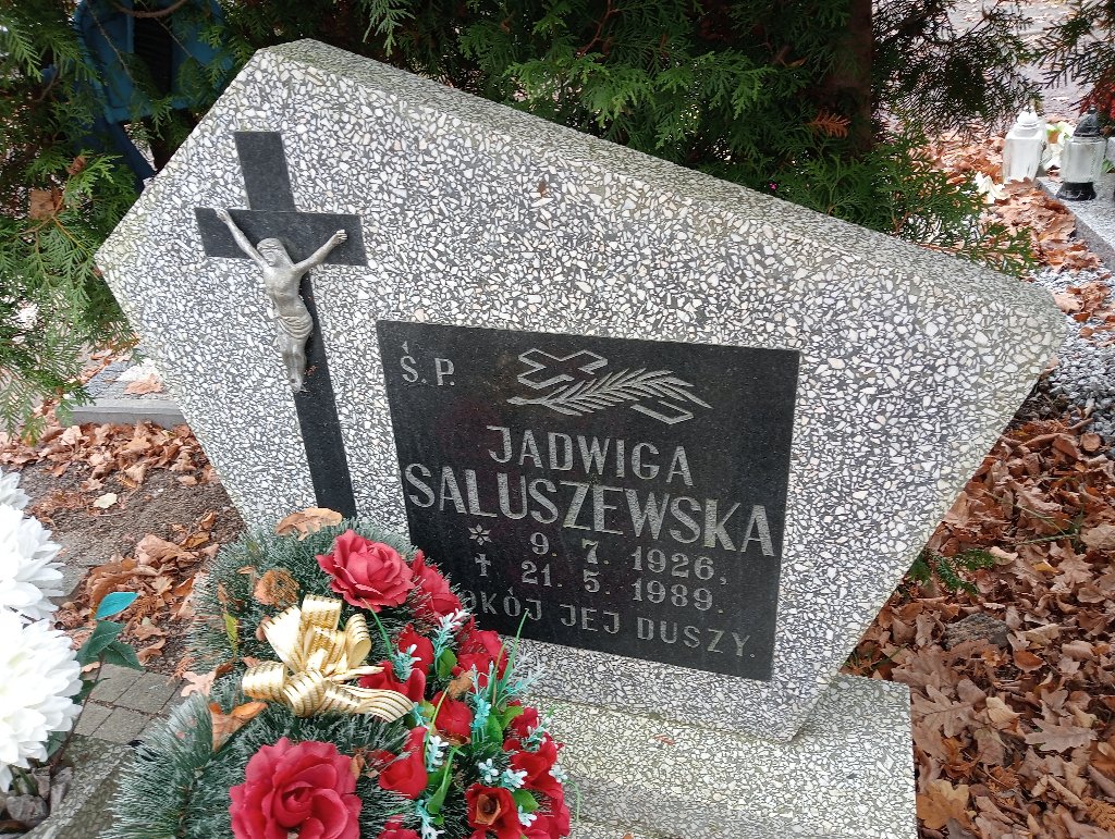 Jadwiga Saluszewska 1926 Chojnów - Grobonet - Wyszukiwarka osób pochowanych