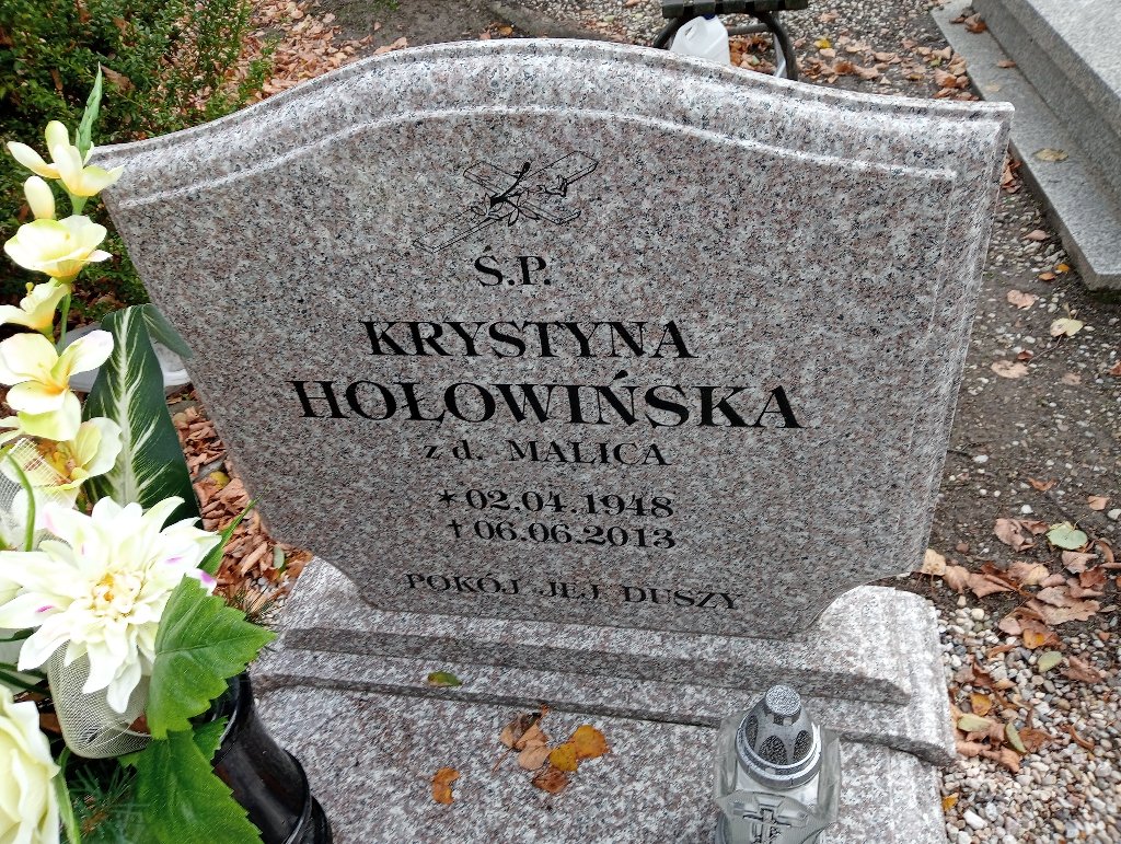 Krystyna Hołowińska 1948 Chojnów - Grobonet - Wyszukiwarka osób pochowanych