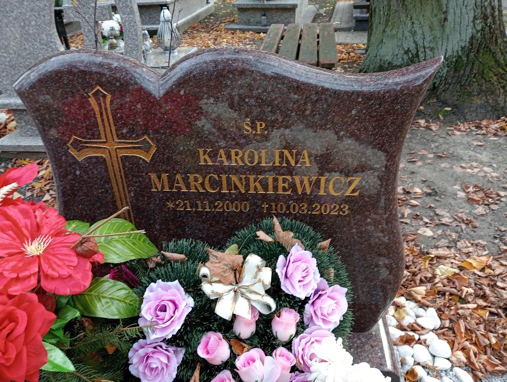 Karolina Marcinkiewicz 2000 Chojnów - Grobonet - Wyszukiwarka osób pochowanych