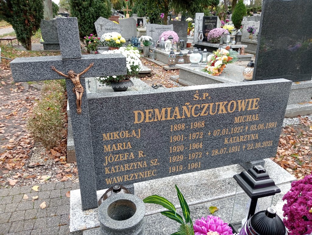 Michał Demiańczuk 1927 Chojnów - Grobonet - Wyszukiwarka osób pochowanych