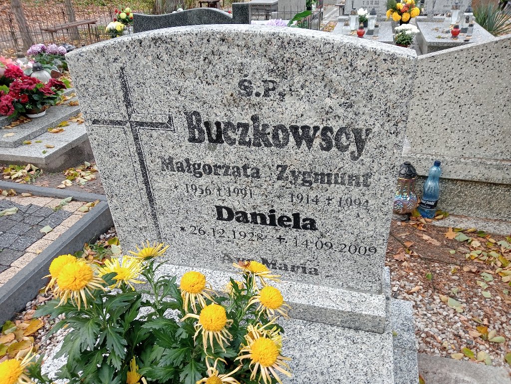 Daniela Buczkowska 1928 Chojnów - Grobonet - Wyszukiwarka osób pochowanych