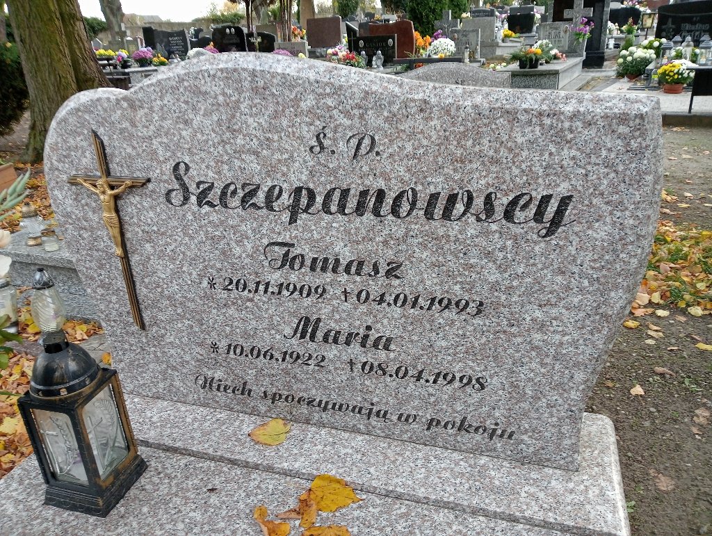 Tomasz Szczepanowski 1909 Chojnów - Grobonet - Wyszukiwarka osób pochowanych