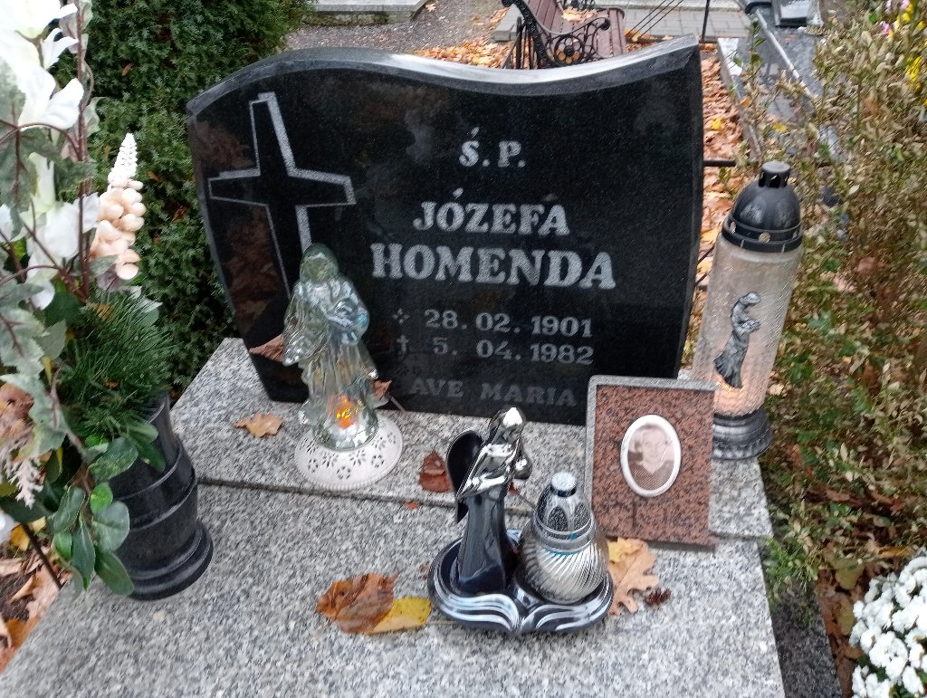 Józefa Homenda 1901 Chojnów - Grobonet - Wyszukiwarka osób pochowanych