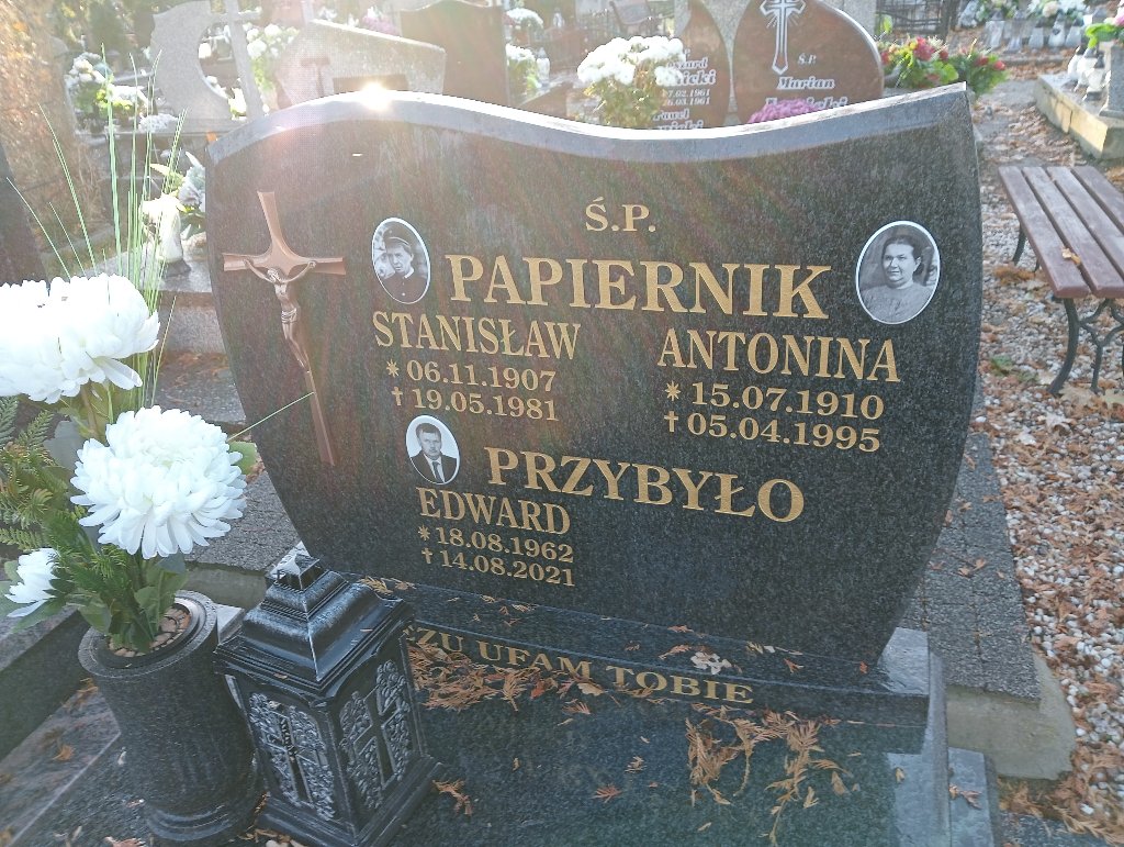 Antonina Papiernik 1910 Chojnów - Grobonet - Wyszukiwarka osób pochowanych