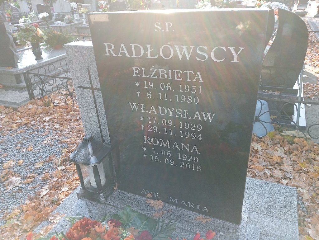 Władysław Radłowski 1929 Chojnów - Grobonet - Wyszukiwarka osób pochowanych