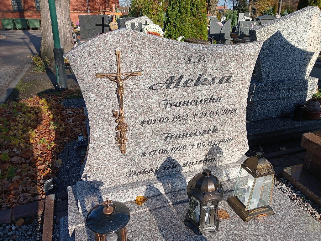 Franciszka Aleksa 1932 Chojnów - Grobonet - Wyszukiwarka osób pochowanych