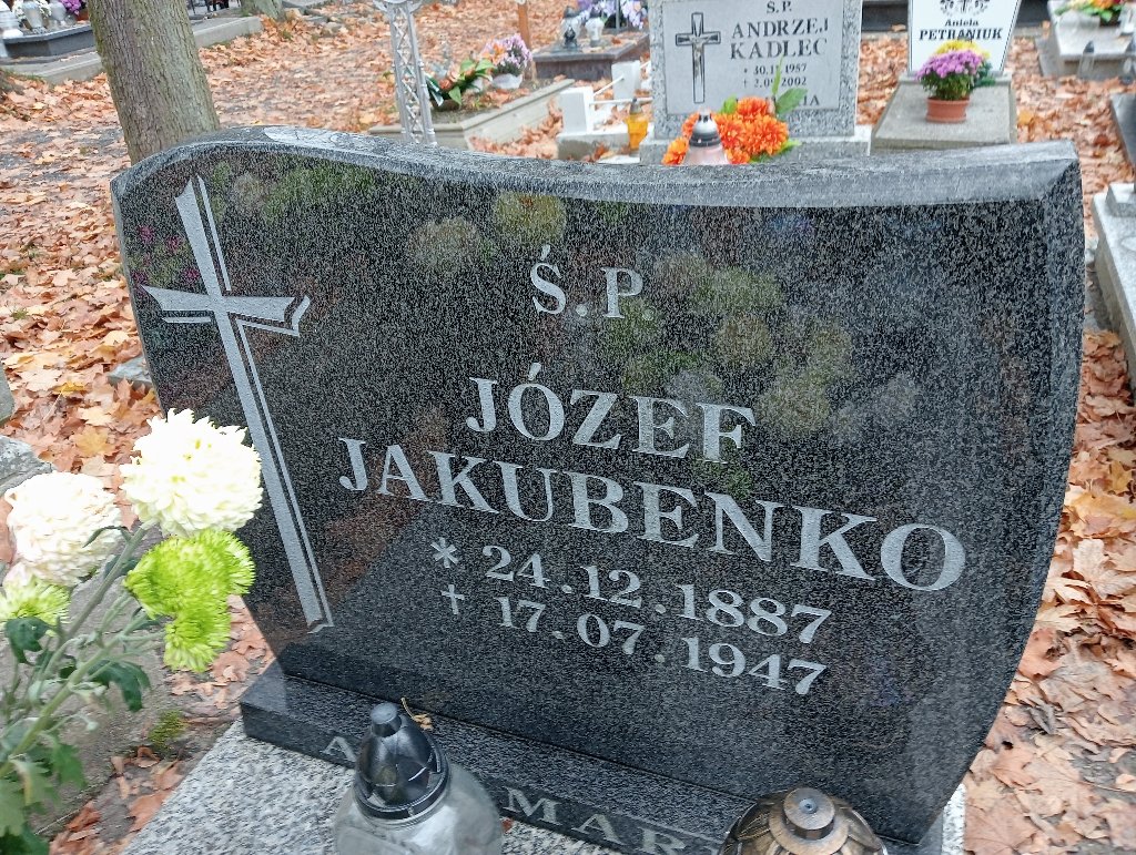 Józef Jakubenko 1887 Chojnów - Grobonet - Wyszukiwarka osób pochowanych