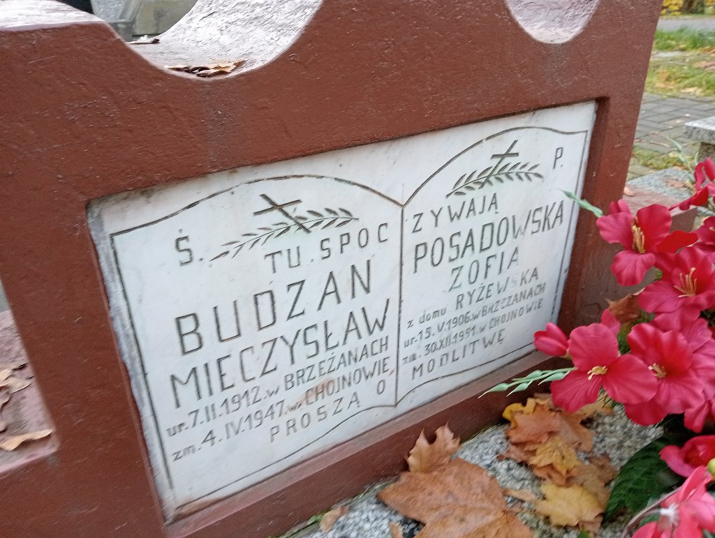 Mieczysław Budzan 1912 Chojnów - Grobonet - Wyszukiwarka osób pochowanych