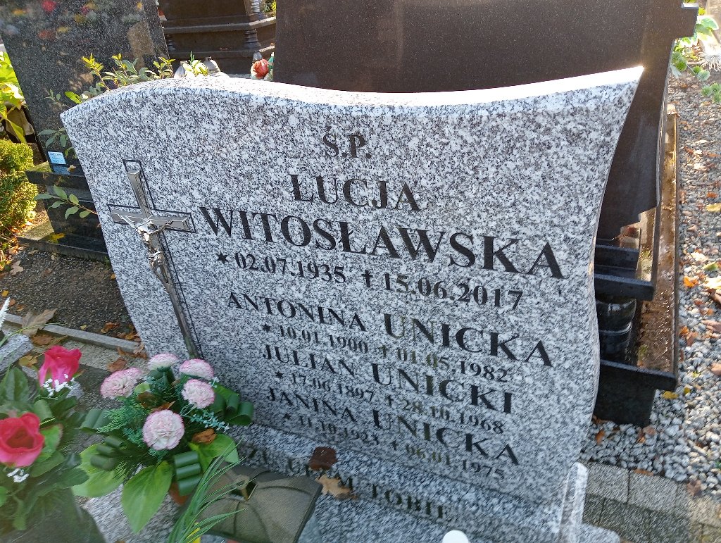 Antonina Unicka 1900 Chojnów - Grobonet - Wyszukiwarka osób pochowanych