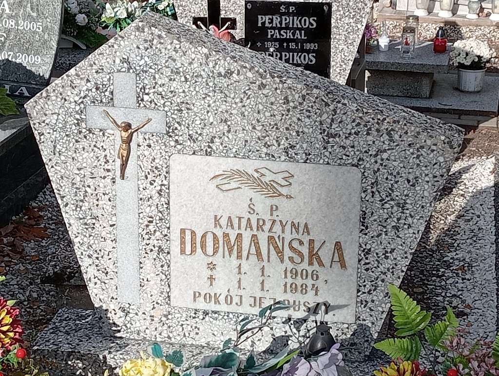 Katarzyna Domańska 1906 Chojnów - Grobonet - Wyszukiwarka osób pochowanych