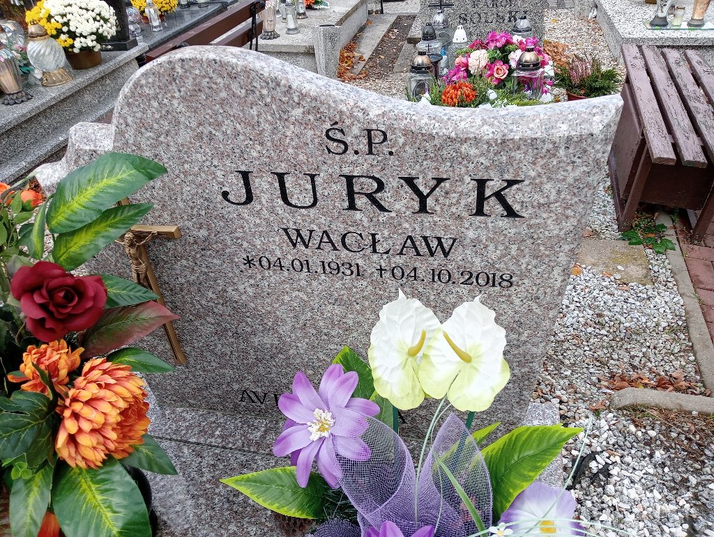 Wacław Juryk 1931 Chojnów - Grobonet - Wyszukiwarka osób pochowanych