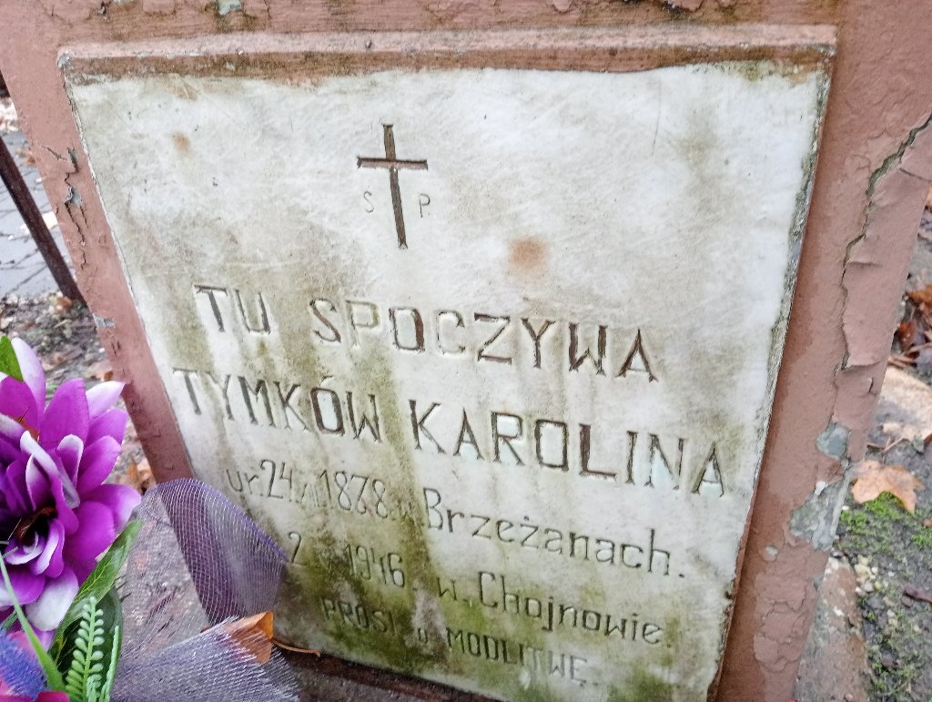 Karolina Tymków 1878 Chojnów - Grobonet - Wyszukiwarka osób pochowanych
