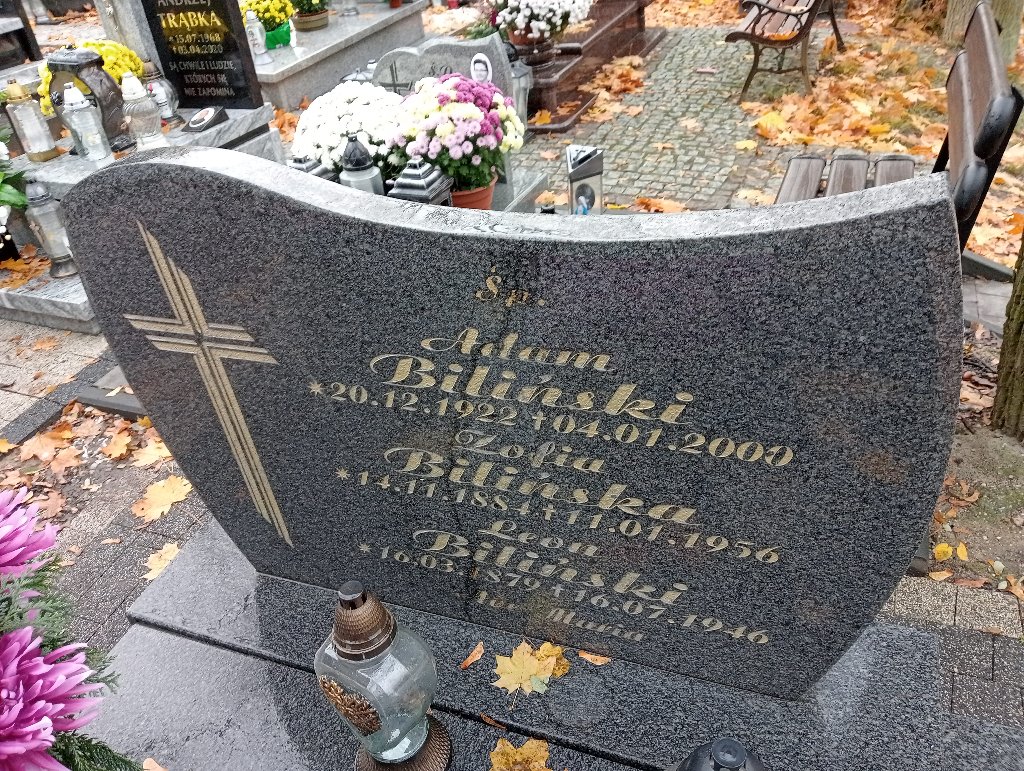 Adam Biliński 1922 Chojnów - Grobonet - Wyszukiwarka osób pochowanych