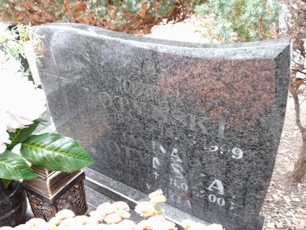 Józef Kotyński 1925 Chojnów - Grobonet - Wyszukiwarka osób pochowanych