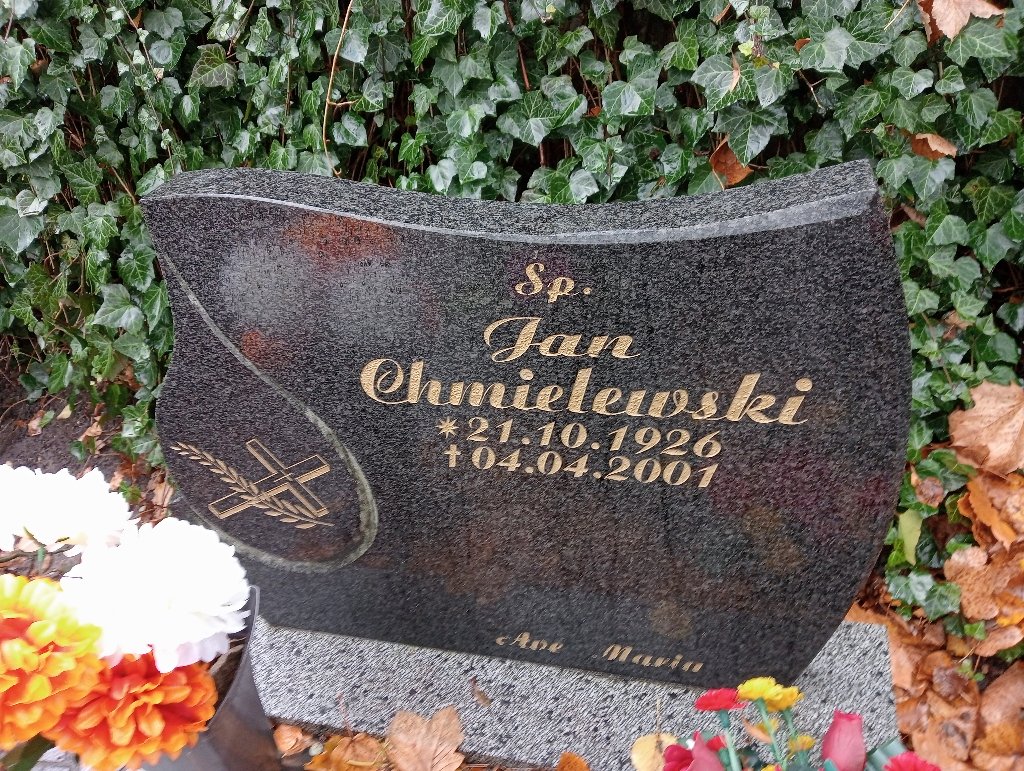 Jan Chmielewski 1926 Chojnów - Grobonet - Wyszukiwarka osób pochowanych