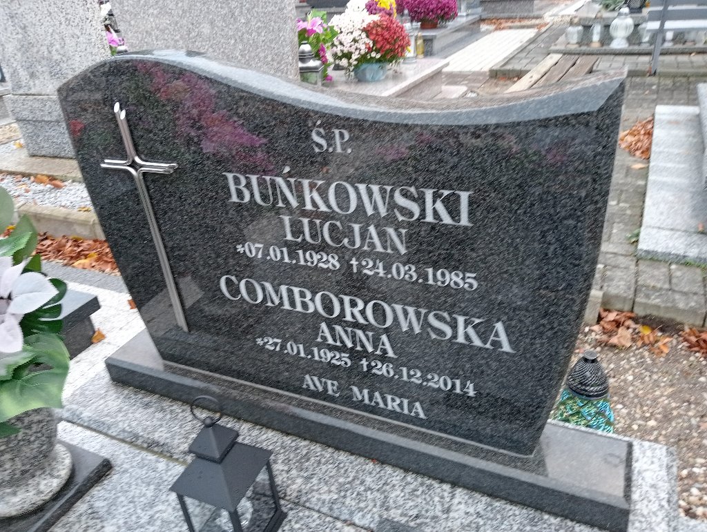 Anna Comborowska 1925 Chojnów - Grobonet - Wyszukiwarka osób pochowanych