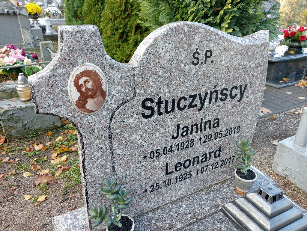 Janina Stuczyńska 1928 Chojnów - Grobonet - Wyszukiwarka osób pochowanych