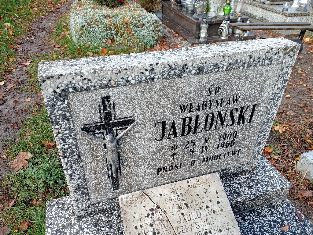 Władysław Jabłoński 1909 Chojnów - Grobonet - Wyszukiwarka osób pochowanych