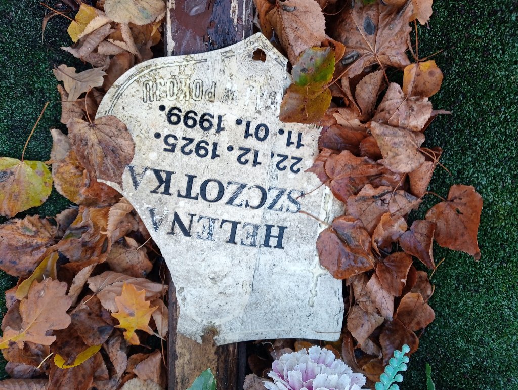 Helena Szczotka 1925 Chojnów - Grobonet - Wyszukiwarka osób pochowanych