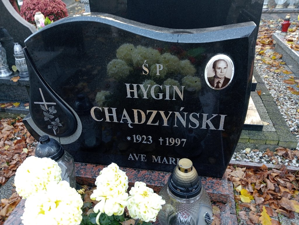 Hygin Chądzyński 1923 Chojnów - Grobonet - Wyszukiwarka osób pochowanych