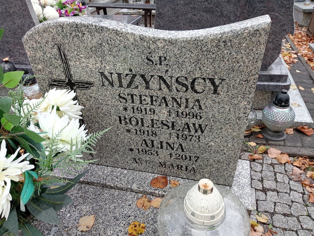 Alina Niżyńska 1953 Chojnów - Grobonet - Wyszukiwarka osób pochowanych