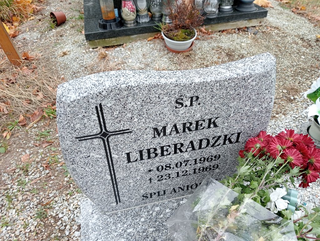 Marek Liberadzki 1969 Chojnów - Grobonet - Wyszukiwarka osób pochowanych