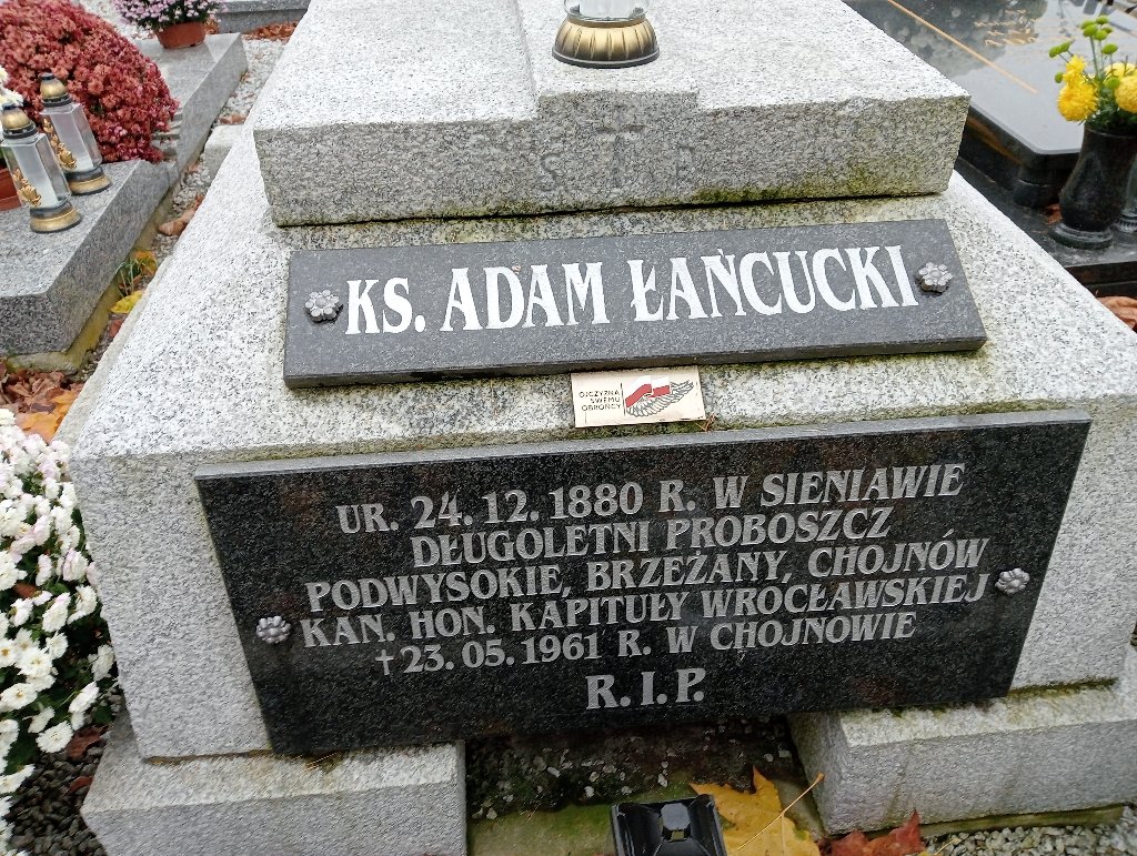 Adam Łańcucki 1880 Chojnów - Grobonet - Wyszukiwarka osób pochowanych