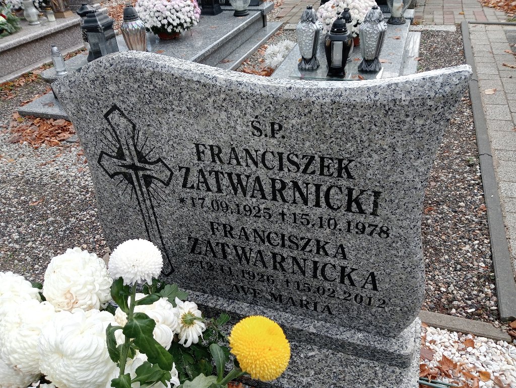 Franciszek Zatwarnicki 1925 Chojnów - Grobonet - Wyszukiwarka osób pochowanych