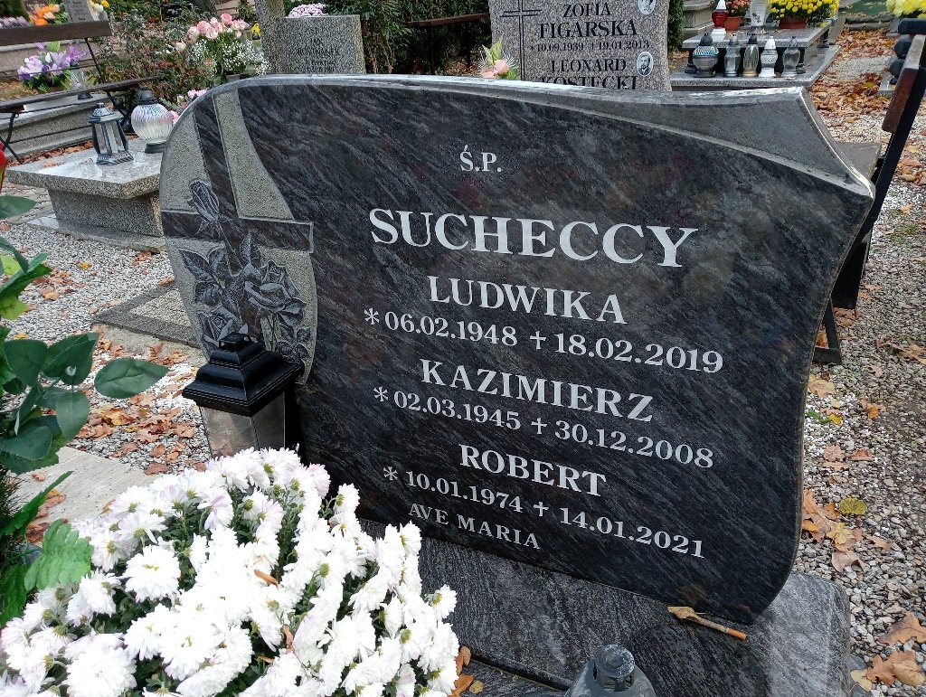 Robert Suchecki 1974 Chojnów - Grobonet - Wyszukiwarka osób pochowanych