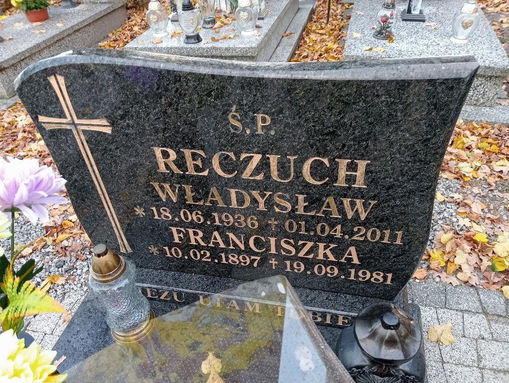 Franciszka Reczuch 1897 Chojnów - Grobonet - Wyszukiwarka osób pochowanych