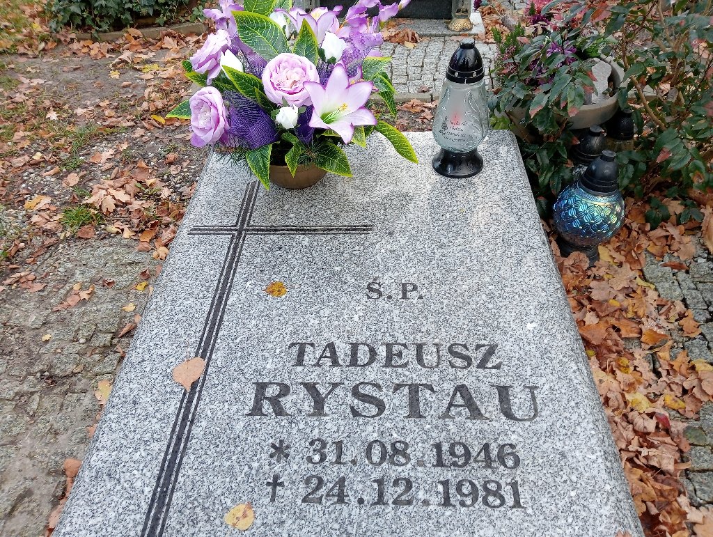 Tadeusz Rystau 1946 Chojnów - Grobonet - Wyszukiwarka osób pochowanych