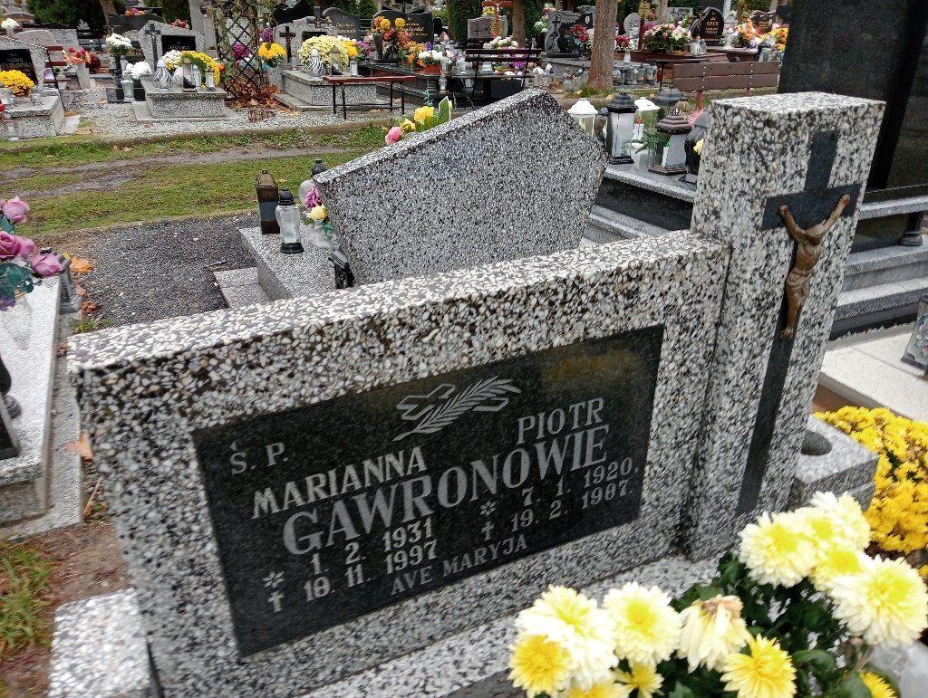 Piotr Gawron 1920 Chojnów - Grobonet - Wyszukiwarka osób pochowanych