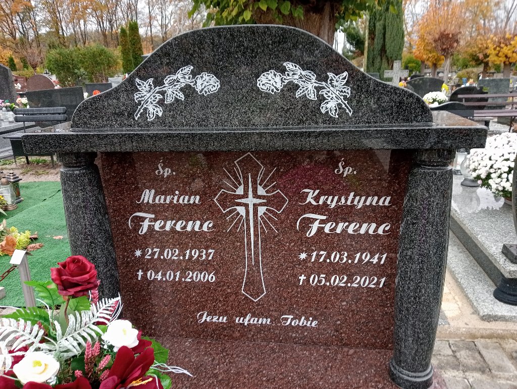 Marian Ferenc 1937 Chojnów - Grobonet - Wyszukiwarka osób pochowanych