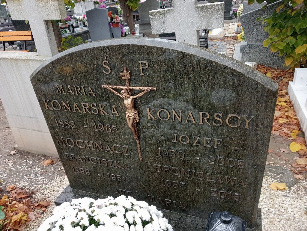 Józef Konarski 1930 Chojnów - Grobonet - Wyszukiwarka osób pochowanych