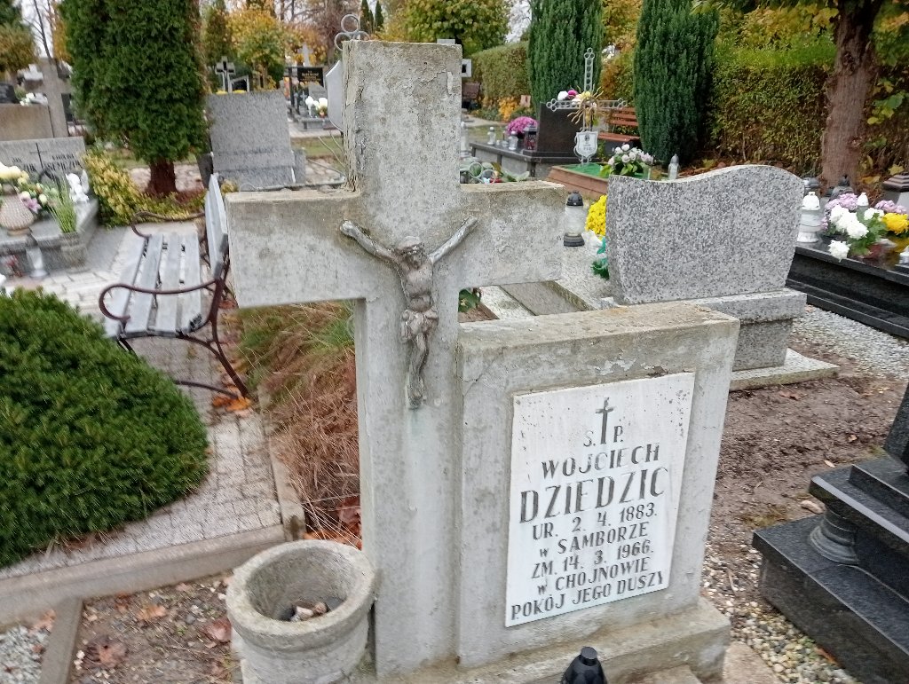 Wojciech Dziedzic 1883 Chojnów - Grobonet - Wyszukiwarka osób pochowanych