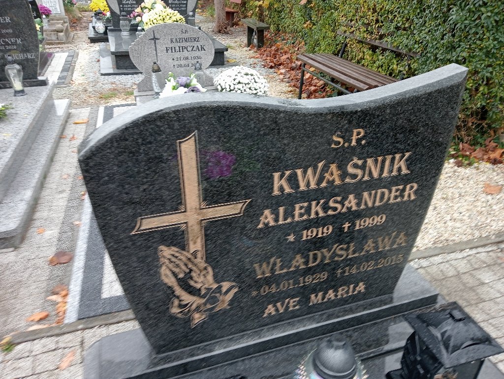 Władysława Kwaśnik 1929 Chojnów - Grobonet - Wyszukiwarka osób pochowanych