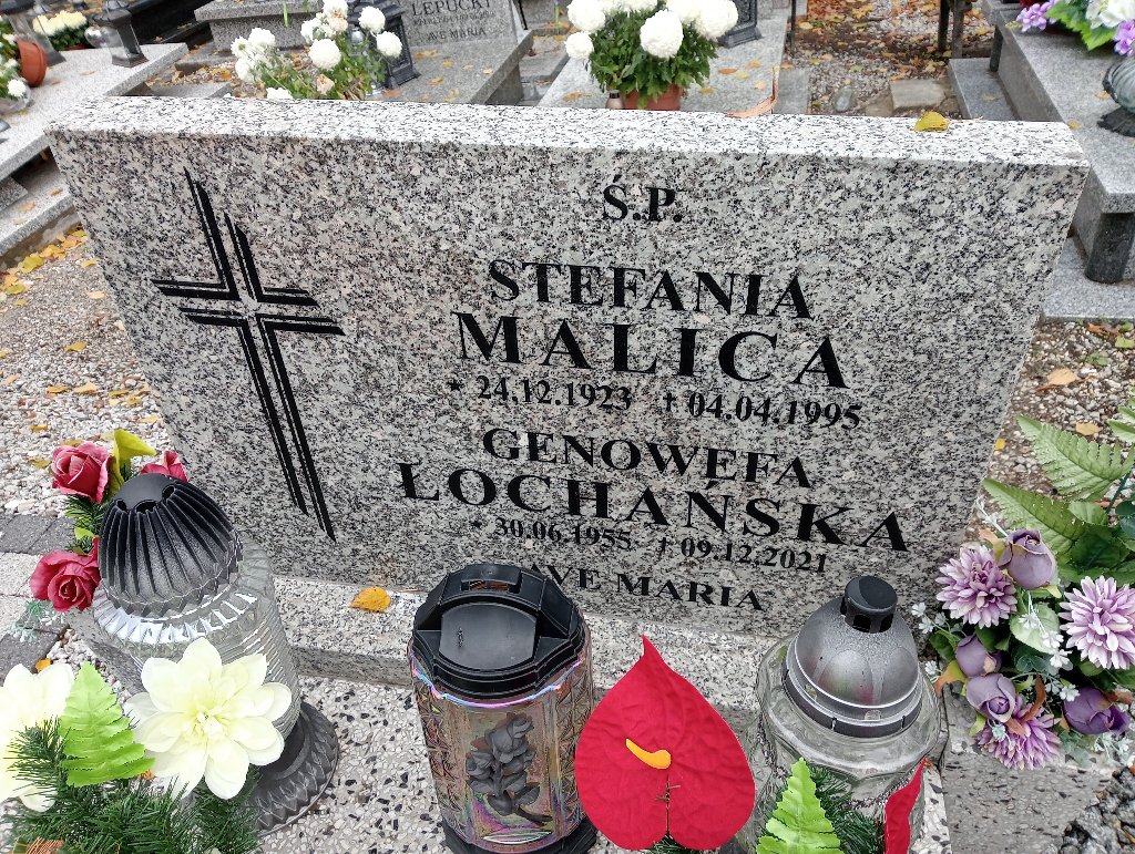 Stefania Malica 1923 Chojnów - Grobonet - Wyszukiwarka osób pochowanych