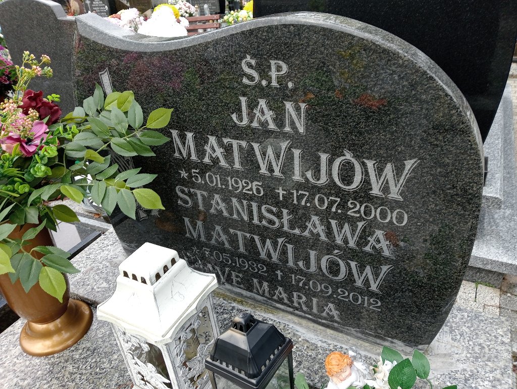 Stanisława Matwijów 1932 Chojnów - Grobonet - Wyszukiwarka osób pochowanych