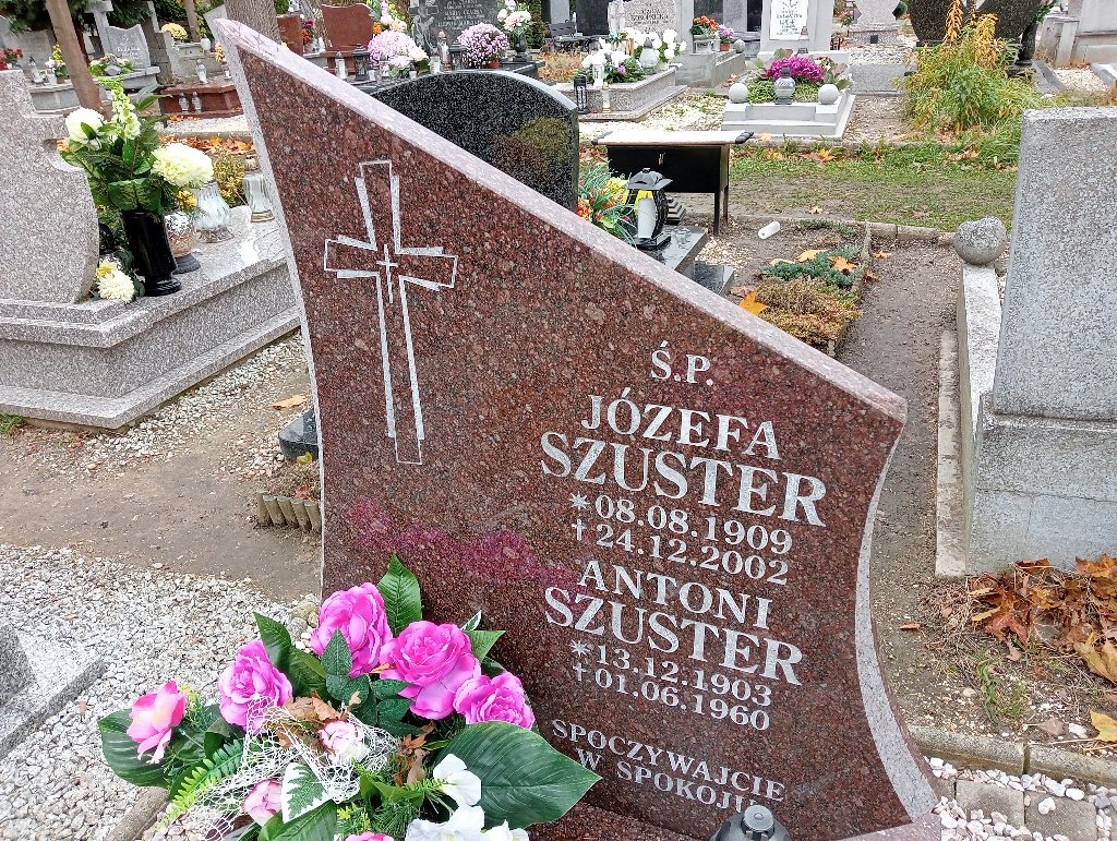 Józefa Szuster 1909 Chojnów - Grobonet - Wyszukiwarka osób pochowanych