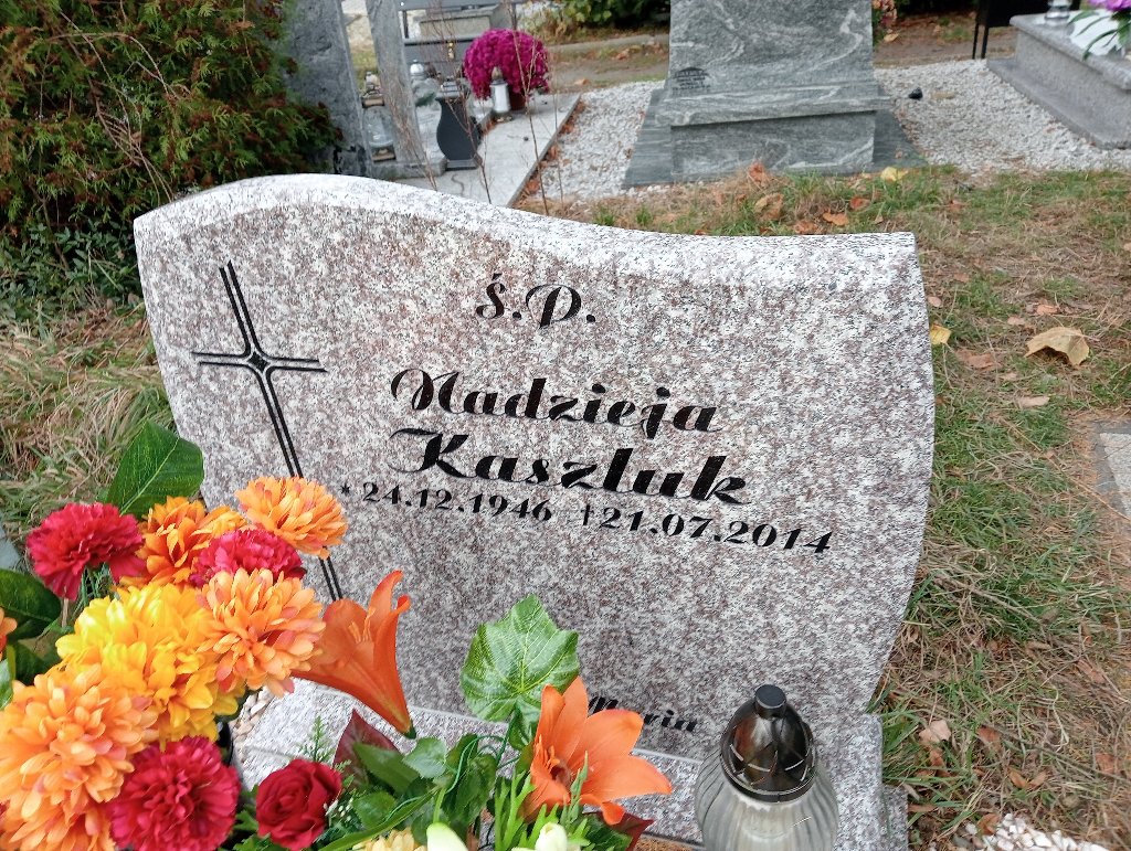 Nadzieja Kaszluk 1946 Chojnów - Grobonet - Wyszukiwarka osób pochowanych