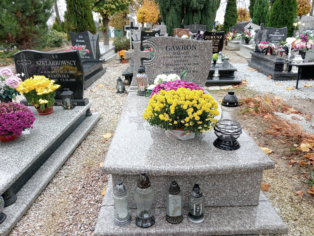 Grób Antoni Gawron