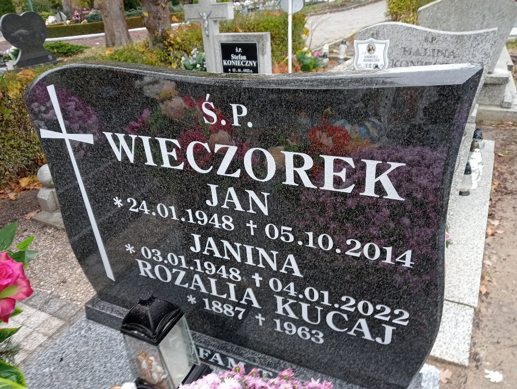 Janina Wieczorek 1948 Chojnów - Grobonet - Wyszukiwarka osób pochowanych