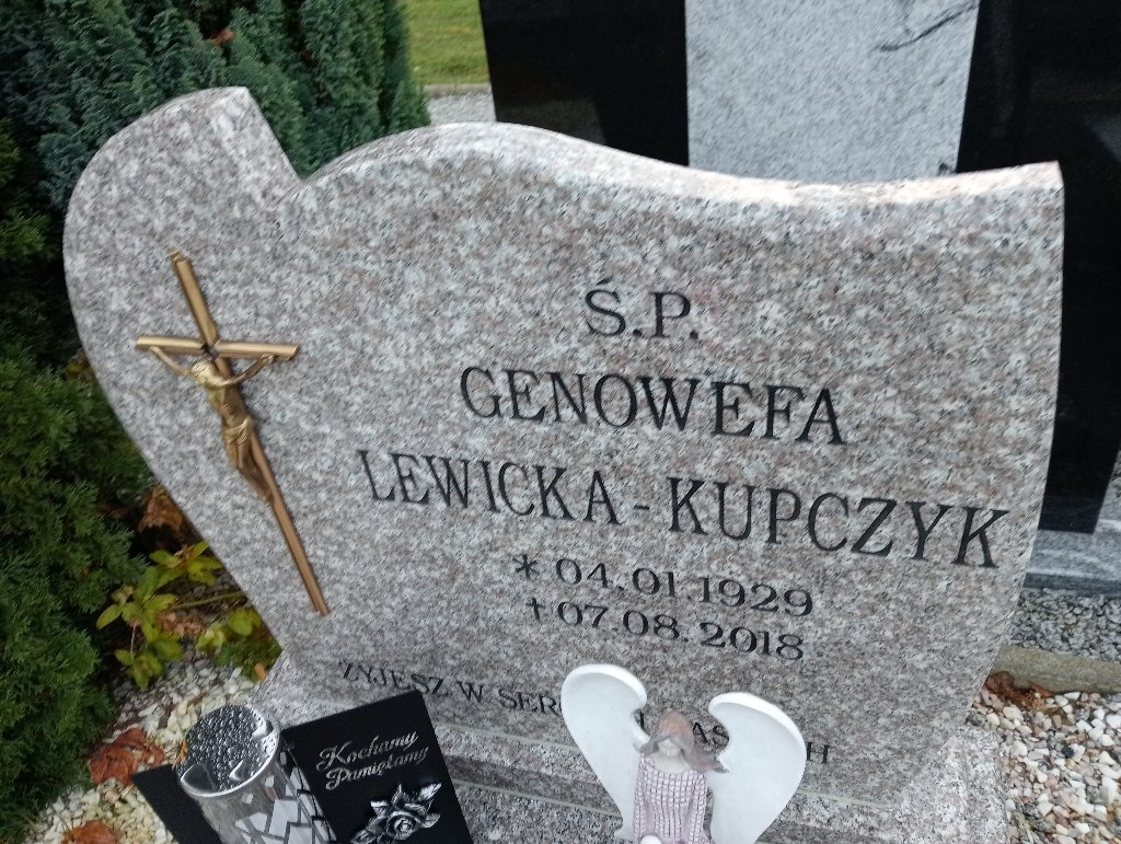 Genowefa Kupczyk 1929 Chojnów - Grobonet - Wyszukiwarka osób pochowanych