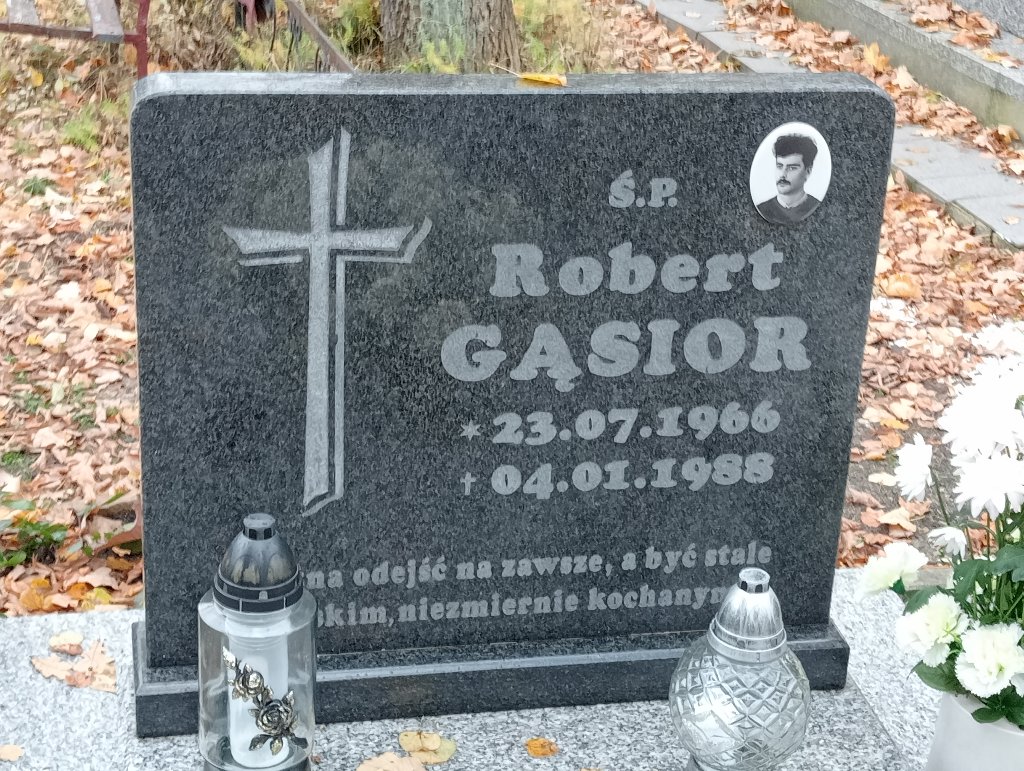 Robert Gąsior 1966 Chojnów - Grobonet - Wyszukiwarka osób pochowanych