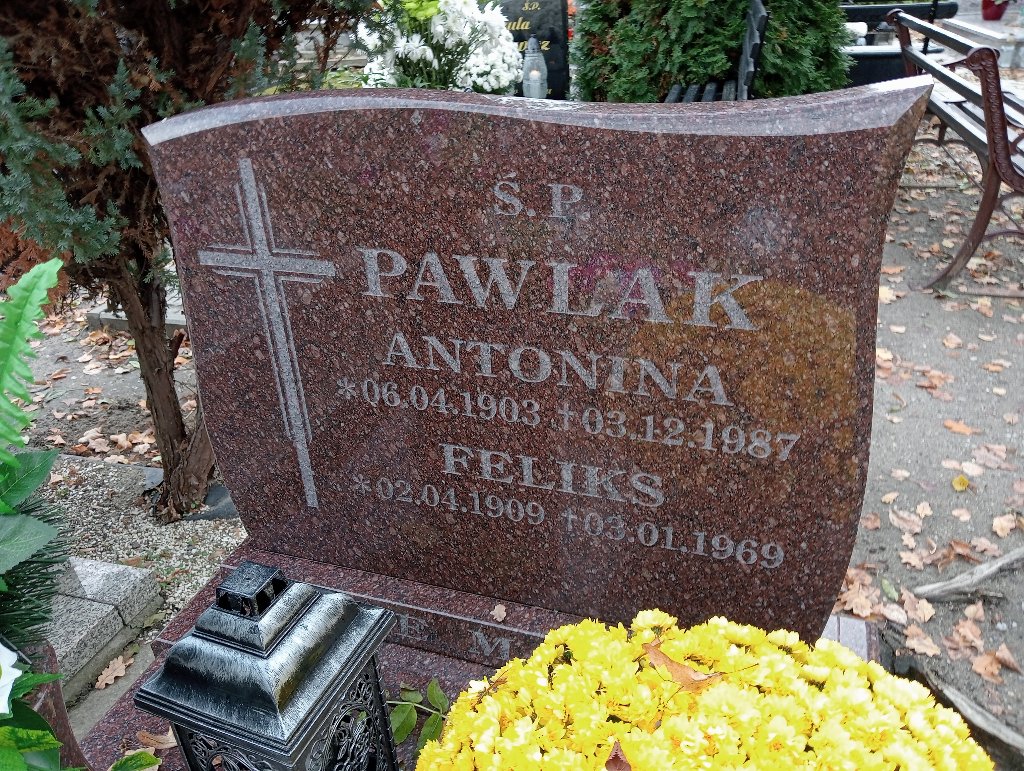 Feliks Pawlak 1909 Chojnów - Grobonet - Wyszukiwarka osób pochowanych