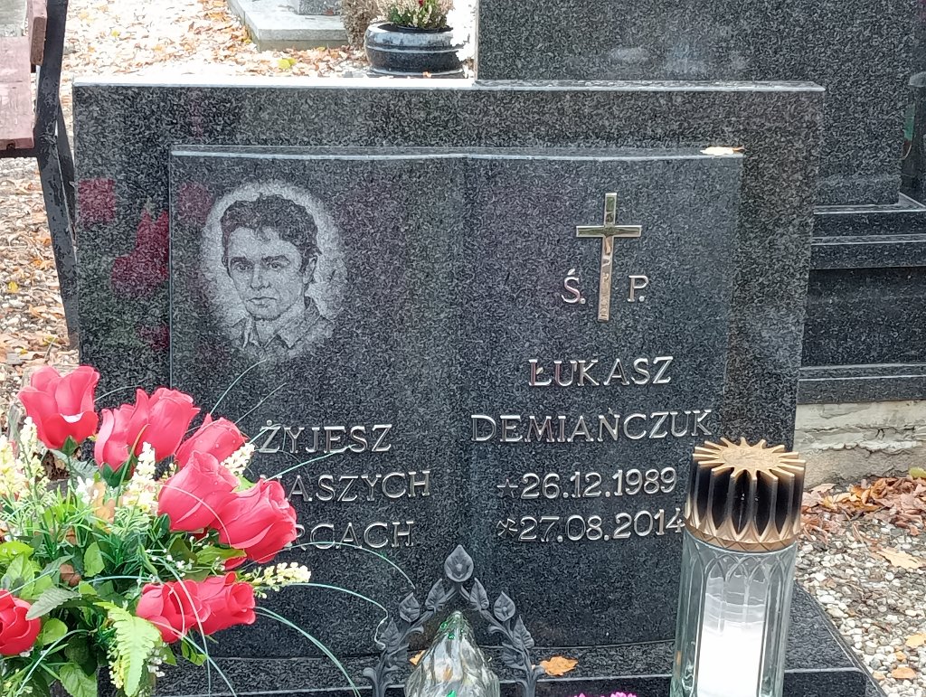 Łukasz Demiańczuk 1989 Chojnów - Grobonet - Wyszukiwarka osób pochowanych