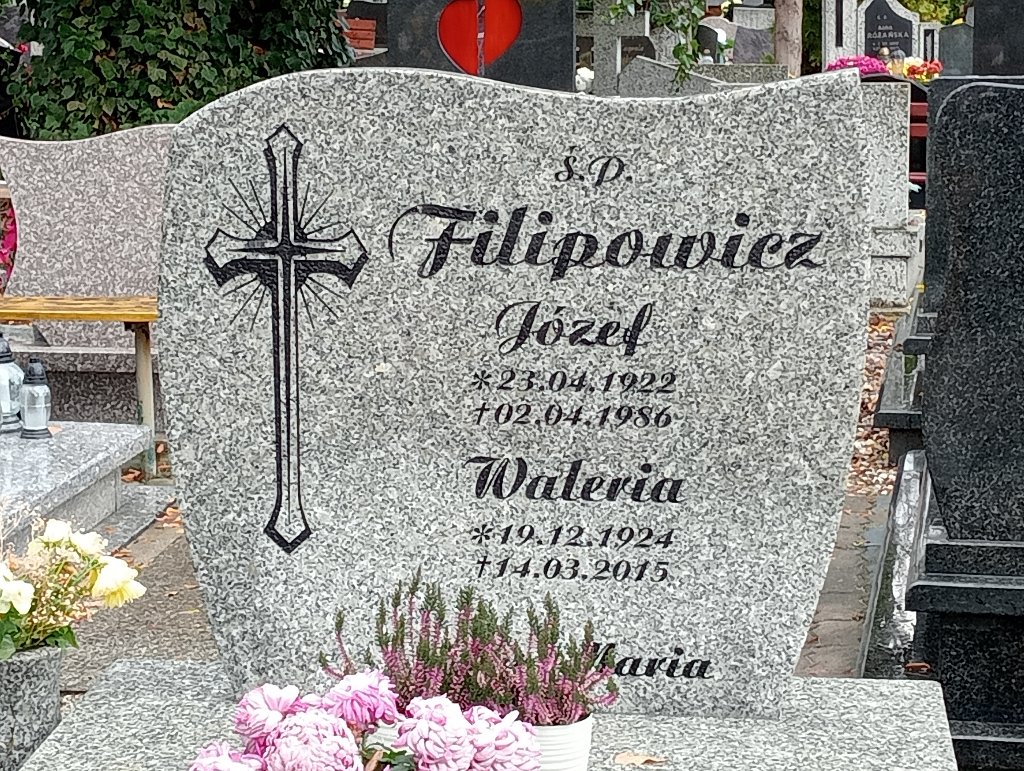 Józef Filipowicz 1922 Chojnów - Grobonet - Wyszukiwarka osób pochowanych